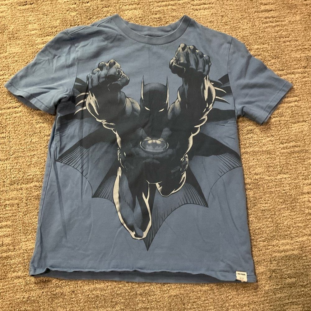 Kids Blue Batman Graphic T-Shirt
